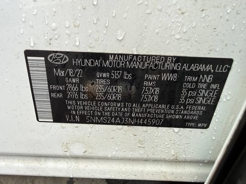 Used 2022 Hyundai Santa Fe SEL FWD image 31