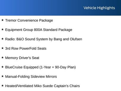 New 2026 Ford Explorer Tremor w/ Tremor Convenience Package