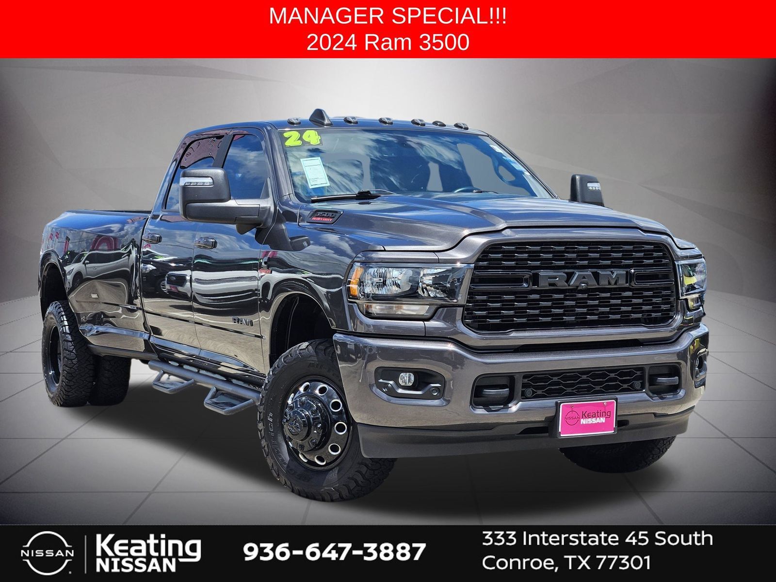 Used 2024 RAM 3500 Lone Star w/ Night Edition AWD/4WD image 1