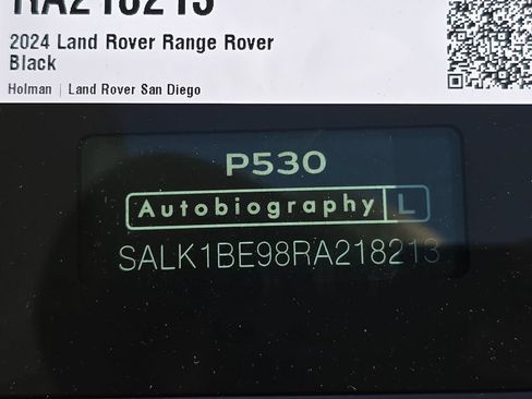 Certified 2024 Land Rover Range Rover Long Wheelbase Autobiography AWD/4WD image 41