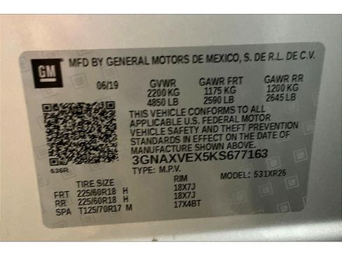 Used 2019 Chevrolet Equinox LT AWD/4WD image 33