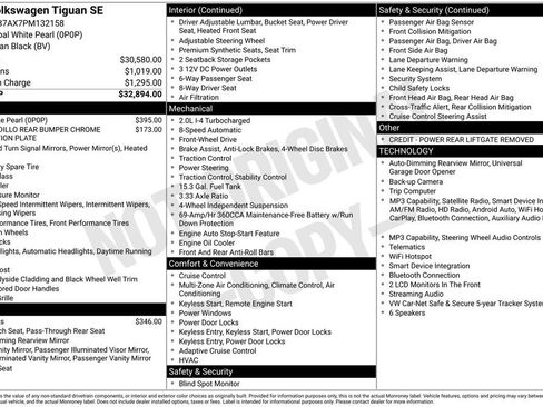 Used 2023 Volkswagen Tiguan SE FWD image 20