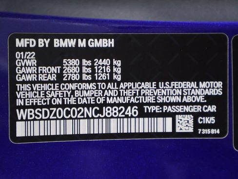 Used 2022 BMW M8 Competition w/ M Carbon Exterior Package image 58