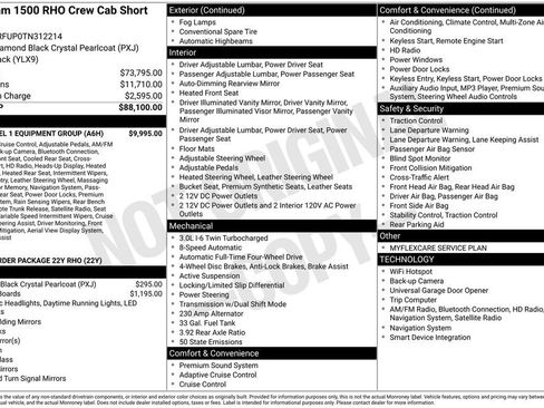 New 2026 RAM 1500 RHO w/ RHO Level 1 Equipment Group AWD/4WD image 5