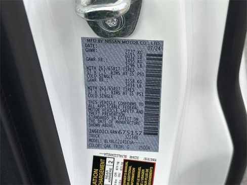 Certified 2024 Nissan Frontier SV w/ SV Convenience Package image 33