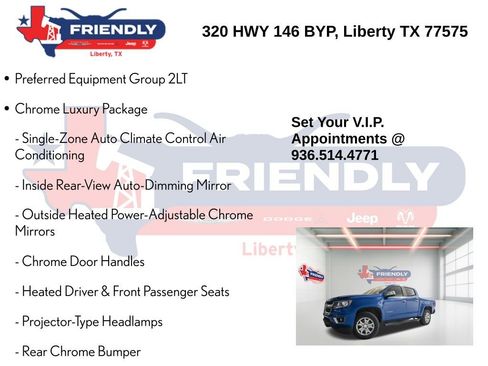 Used 2018 Chevrolet Colorado LT w/ Luxury Package, Chrome RWD image 5