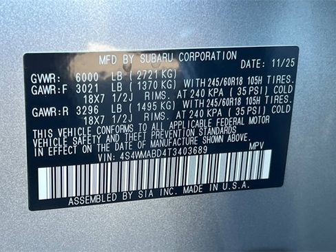 New 2026 Subaru Ascent Premium image 25