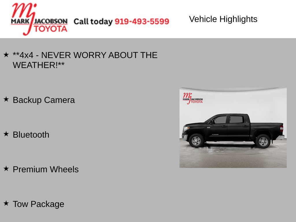 Used 2017 Toyota Tundra SR5 w/ SR5 Upgrade Package AWD/4WD image 5