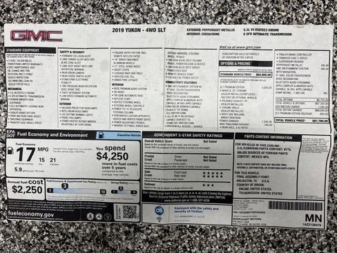 Used 2019 GMC Yukon SLT w/ Premium Edition image 66