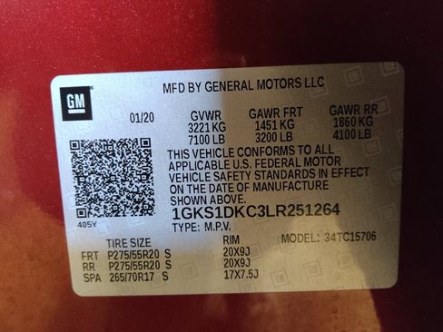 Used 2020 GMC Yukon SLT w/ Value Plus Edition RWD image 33