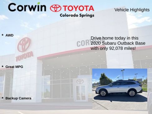 Used 2020 Subaru Outback AWD/4WD image 6