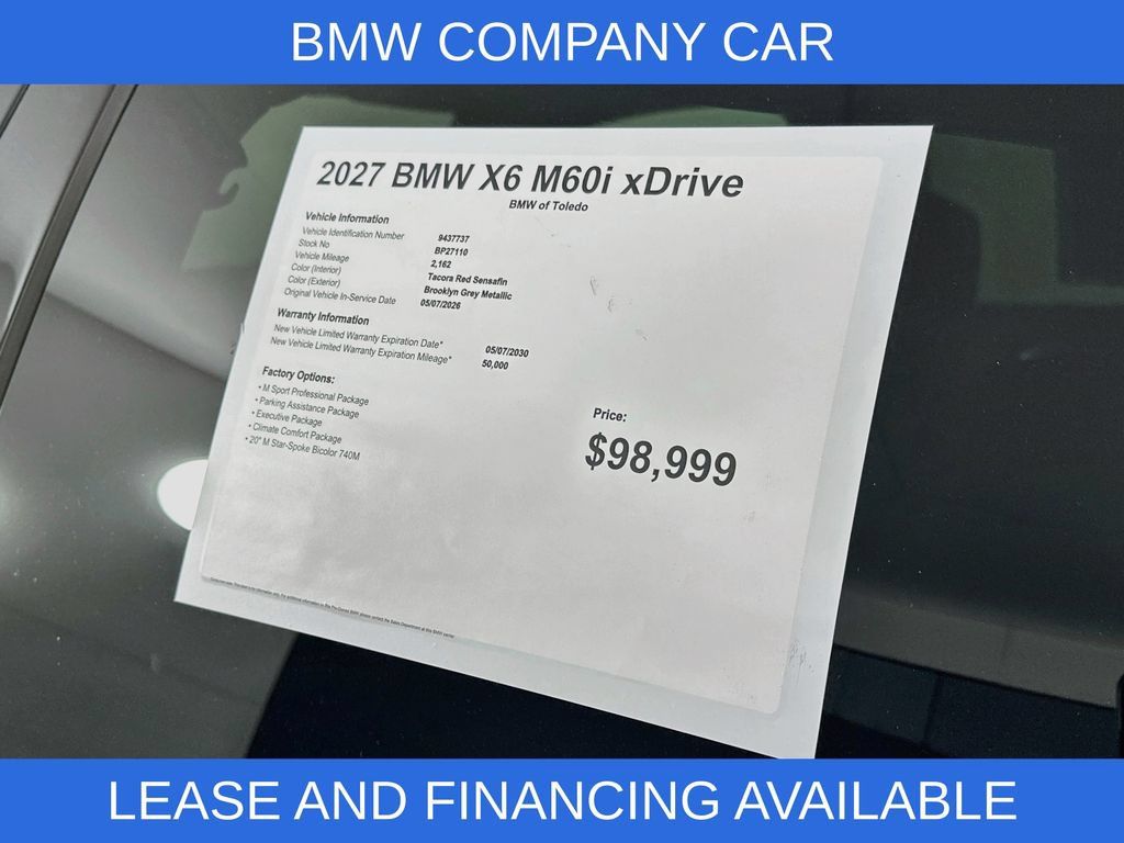 Used 2027 BMW X6 M60i AWD/4WD image 10