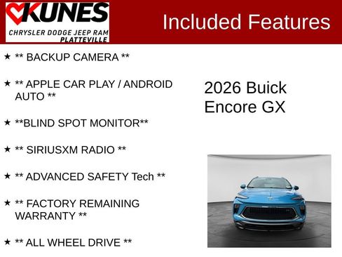 Used 2026 Buick Encore GX Sport Touring w/ Comfort Package AWD/4WD image 2