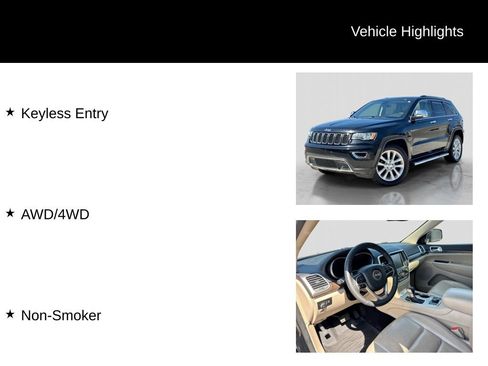 Used 2017 Jeep Grand Cherokee Limited AWD/4WD image 11