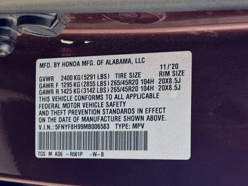 Used 2021 Honda Passport Touring image 29