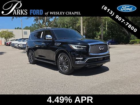 Used 2022 INFINITI QX80 Sensory w/ Cargo Package AWD/4WD image 1