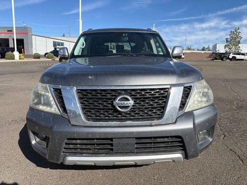 Used 2017 Nissan Armada Platinum w/ Interior Lighting Package AWD/4WD image 2