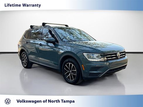 Used 2021 Volkswagen Tiguan SE w/ Panoramic Sunroof Package image 1