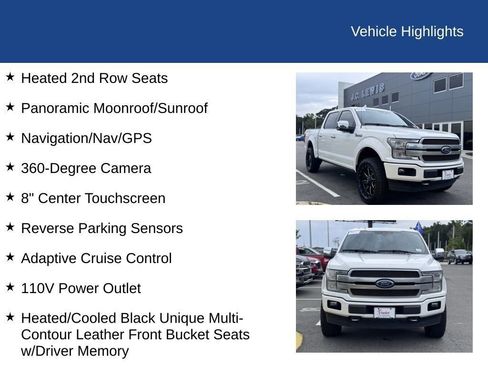Used 2020 Ford F150 Platinum w/ Equipment Group 701A Luxury AWD/4WD image 23