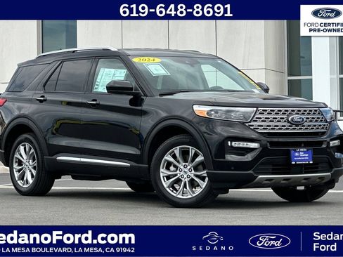 Certified 2024 Ford Explorer Limited AWD/4WD image 1