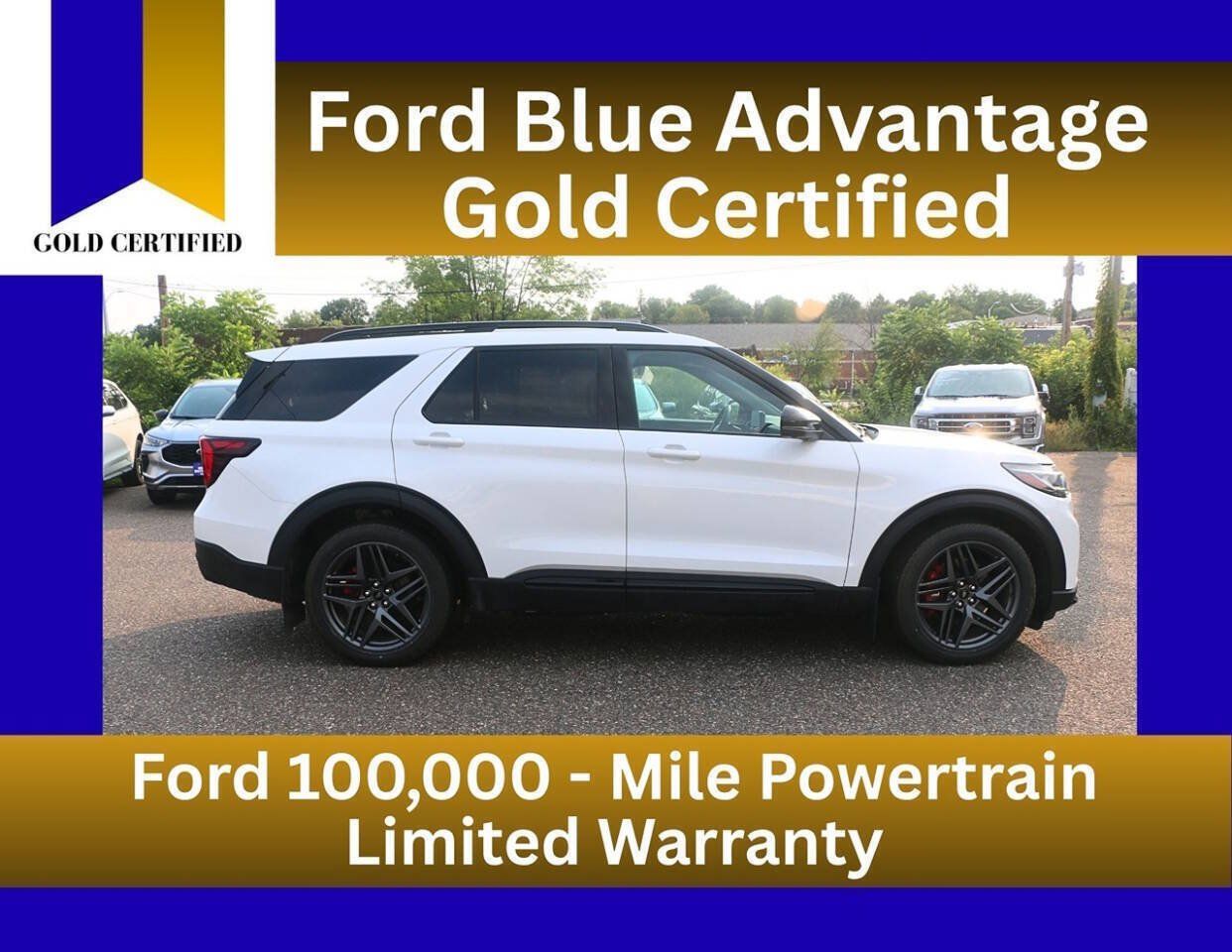 Certified 2025 Ford Explorer ST AWD/4WD image 1