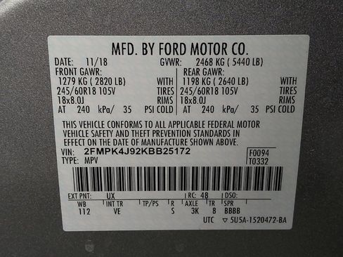 Used 2019 Ford Edge SEL w/ Equipment Group 201A image 33