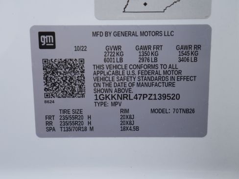 Certified 2023 GMC Acadia SLE w/ Driver Convenience Package AWD/4WD image 35