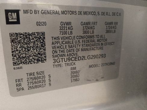 Used 2020 GMC Sierra 1500 Elevation w/ Elevation Value Package AWD/4WD image 33