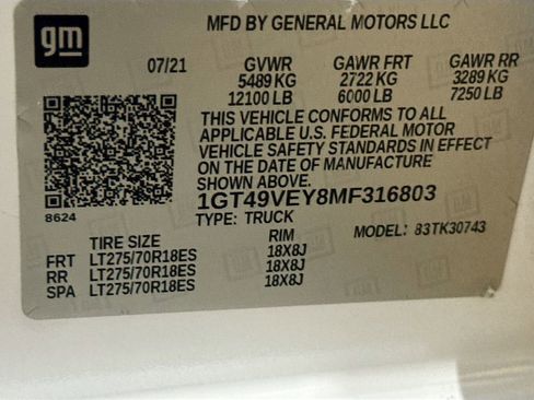 Used 2021 GMC Sierra 3500 AT4 w/ Gooseneck/5TH Wheel Package image 31