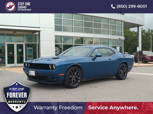 Used 2021 Dodge Challenger SXT w/ Blacktop Package RWD image 1