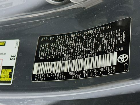 Used 2024 Toyota Corolla LE image 12