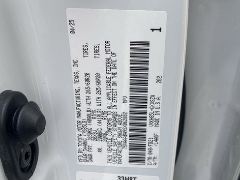 Used 2025 Toyota Sequoia SR5 w/ TRD Sport Package AWD/4WD image 32