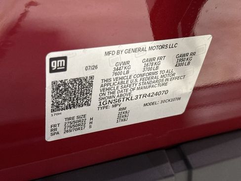 New 2026 Chevrolet Tahoe High Country AWD/4WD image 61