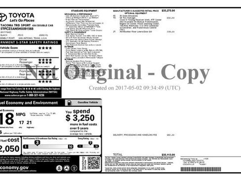 Used 2017 Toyota Tacoma TRD Sport w/ Tow Package image 3