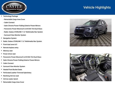 Used 2023 Subaru Ascent Limited w/ Technology Package AWD/4WD image 8