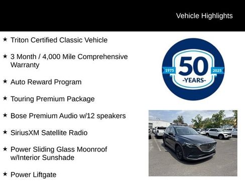 Used 2021 MAZDA CX-9 Touring w/ Touring Premium Package AWD/4WD image 5