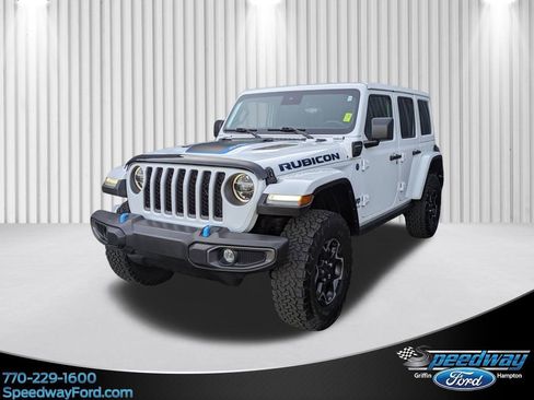 Used 2021 Jeep Wrangler Unlimited Rubicon 4xe w/ Cold Weather Group image 1