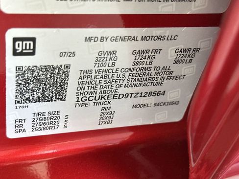 Certified 2026 Chevrolet Silverado 1500 RST w/ RST All Star Premium Package image 43