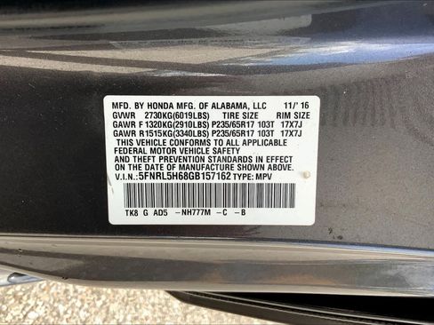 Used 2016 Honda Odyssey EX-L image 35