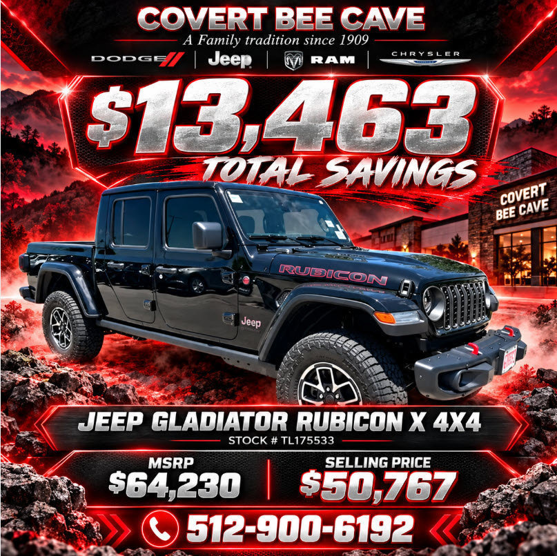 New 2026 Jeep Gladiator Rubicon AWD/4WD image 2