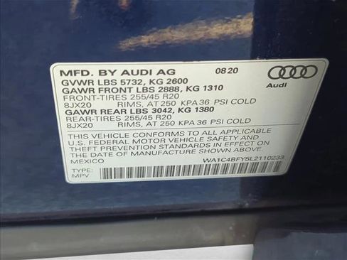 Used 2020 Audi SQ5 Prestige image 26