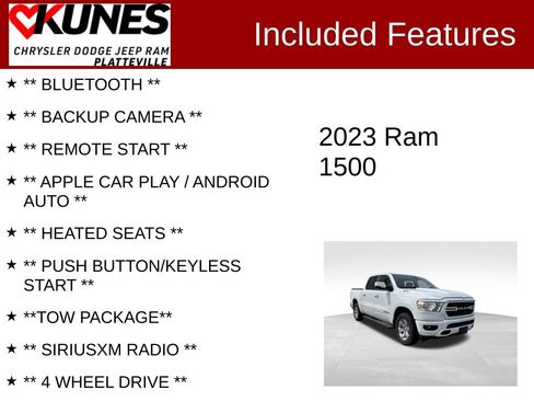 Used 2023 RAM 1500 Big Horn AWD/4WD image 2