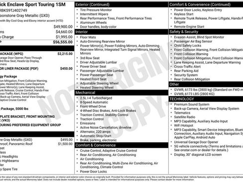 New 2026 Buick Enclave Sport Touring w/ Power Package FWD image 15