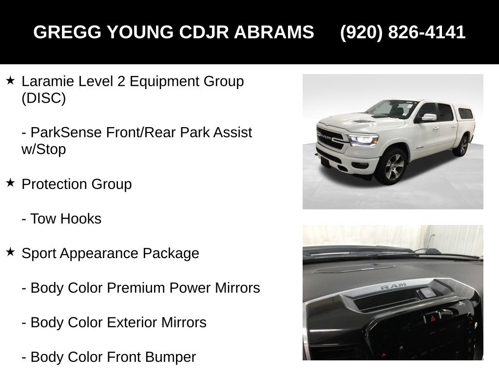 Used 2021 RAM 1500 Laramie w/ Sport Appearance Package AWD/4WD image 19