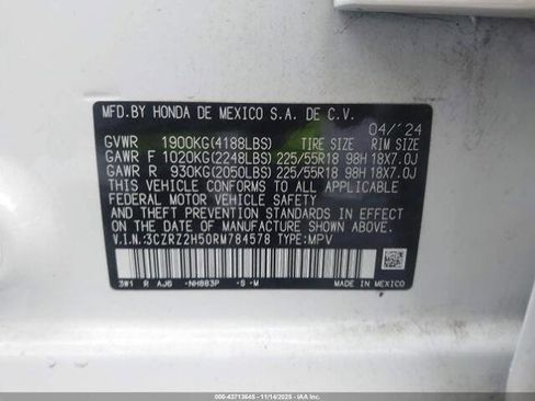 Used 2024 Honda HR-V Sport image 6