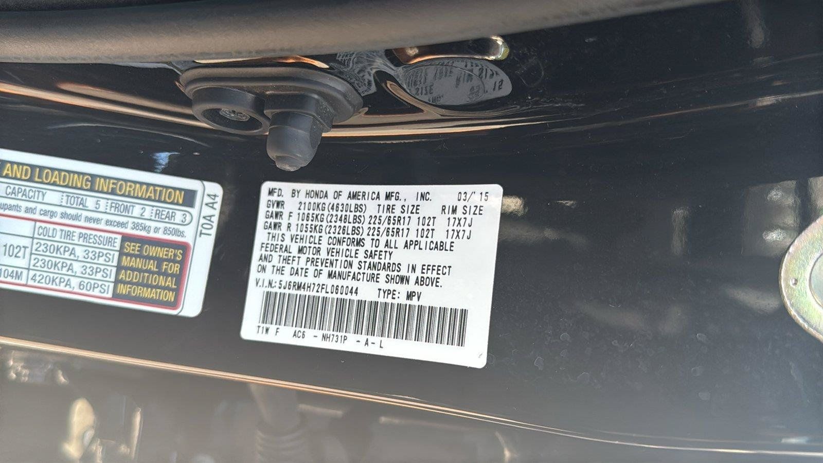 Used 2015 Honda CR-V EX-L image 24