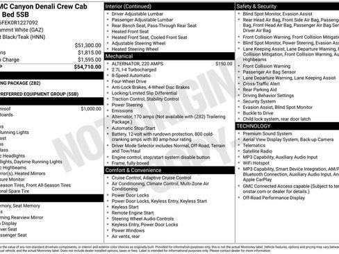 Used 2024 GMC Canyon Denali AWD/4WD image 33
