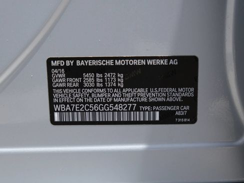 Used 2016 BMW 740i RWD image 20