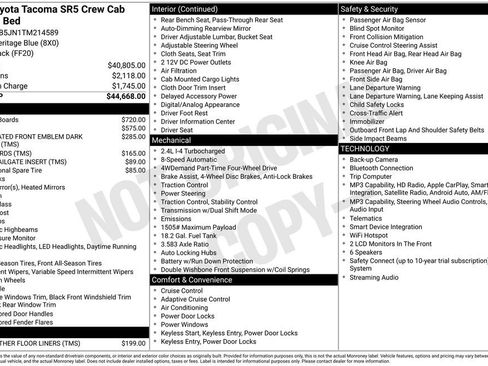 Used 2026 Toyota Tacoma SR5 AWD/4WD image 3