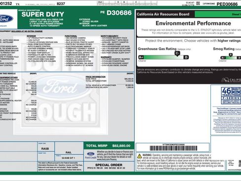 Used 2023 Ford F350 Lariat w/ FX4 Off-Road Package AWD/4WD image 3